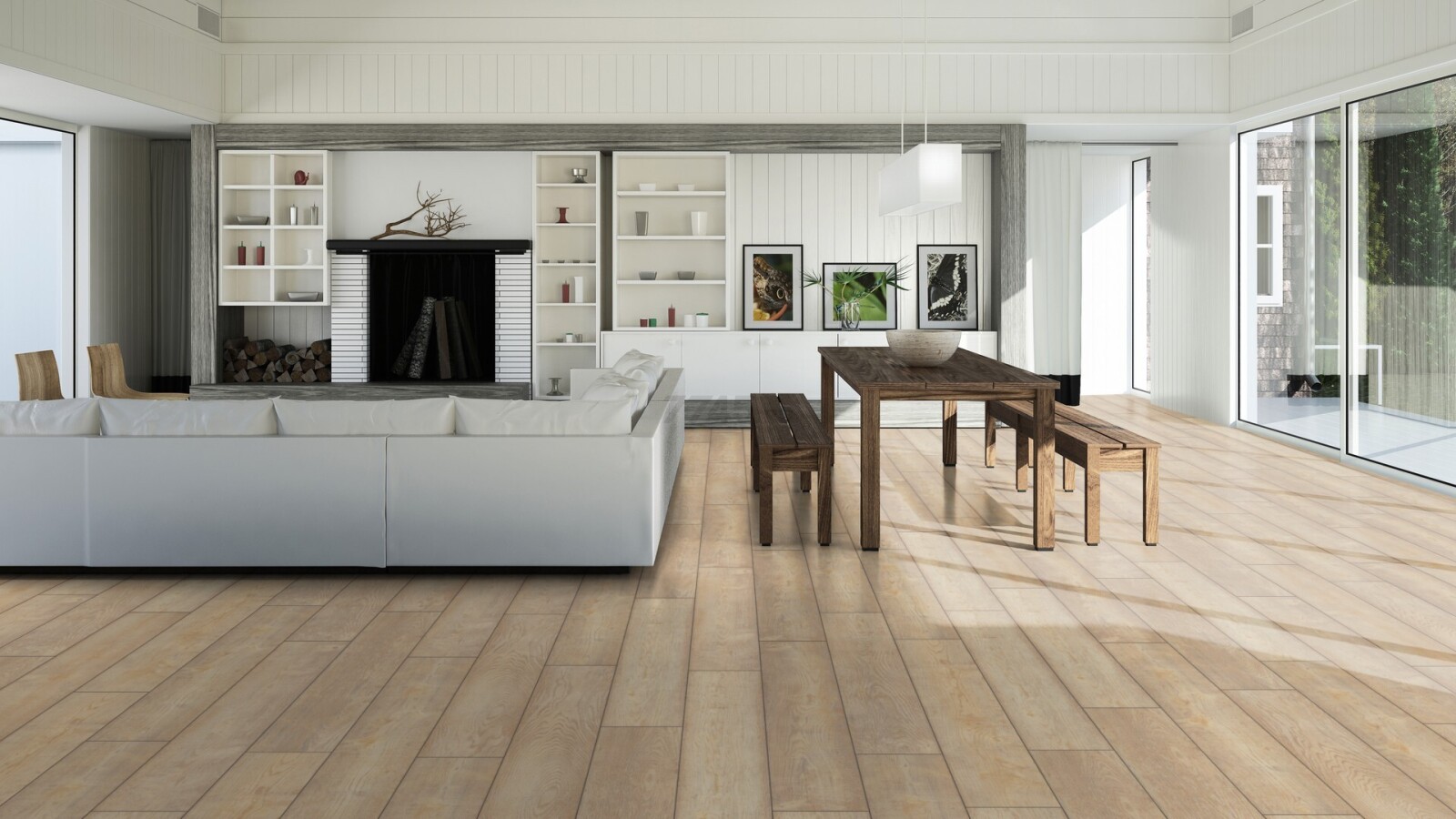 Ламинат EUROHOME Majestic 33 кл Дуб Бич Хаус (K282) - Фото 2